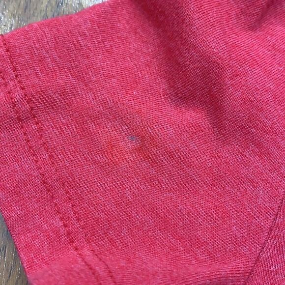 Disney Mickey Mouse Red Stripe Pocket Tee 2T - Picture 3 of 3